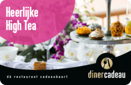 High tea cadeaubon