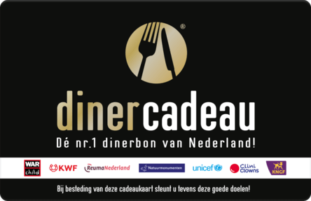 Wegversperring Lokken Vertrek Goede Doelen Dinerbon | Dinerbon.com