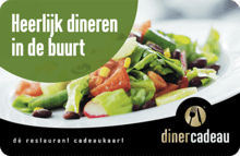 Heerlijk dineren in de buurt dinerbon